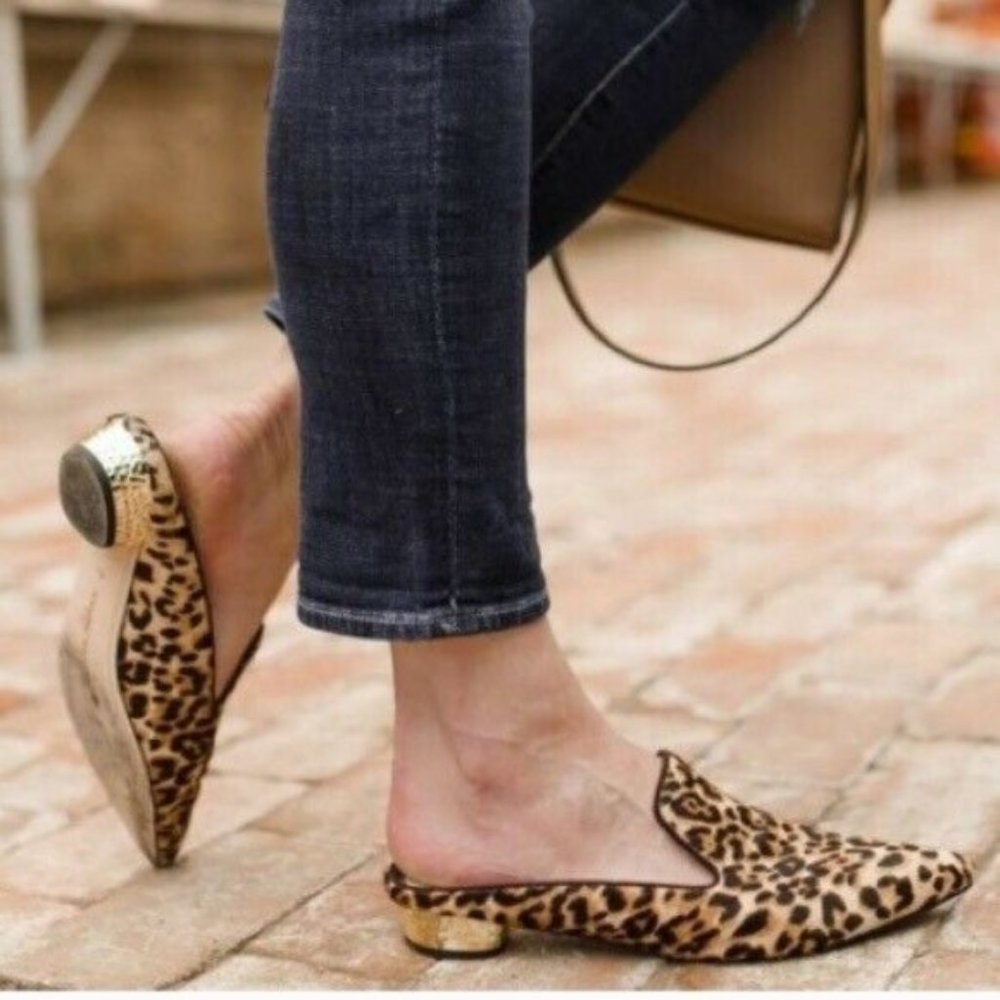 Sam Edelman Augustine Loafer Leopard Calf Hair 7.5